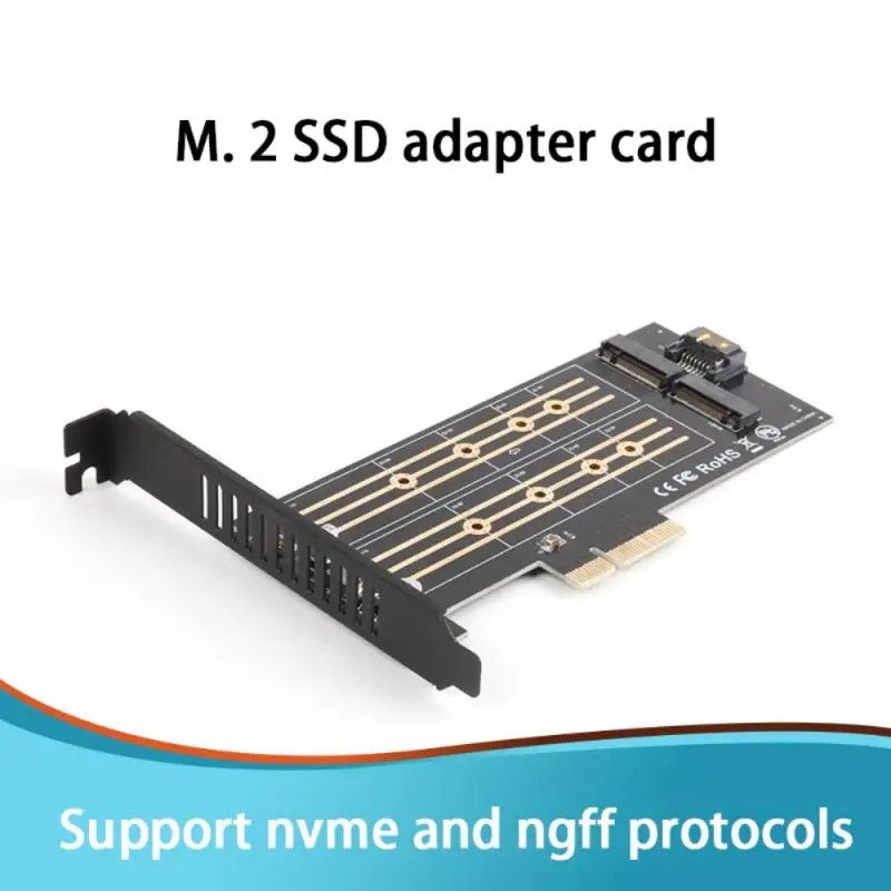 PCIE To M2 Adapter Dual Power Supply Dual Protocol Solid State SSD Hard Drive Adapter Card With LED Intelligent Indicator Light
PCIE To M2 Adapter Dual Power Supply Dual Protocol Solid State SSD Hard Drive Adapter Card With LED Intelligent Indicator Light