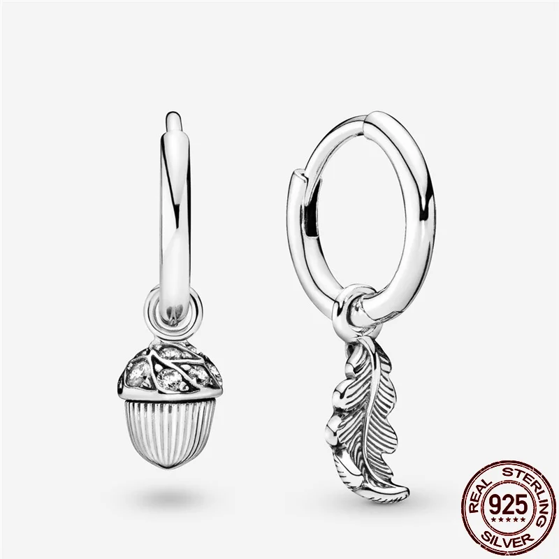 100% Real 925 Sterling Silver Pine Nuts Earrings Are Suitable as Birthday Gifts for Girls Fashion Jewelry 
100% Real 925 Sterling Silver Pine Nuts Earrings Are Suitable as Birthday Gifts for Girls Fashion Jewelry