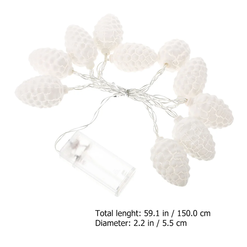 1 Set LED Party Pinecone String Light Bedroom Garden Light String (Battery) 
1 Set LED Party Pinecone String Light Bedroom Garden Light String (Battery)