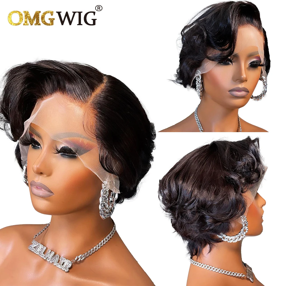 Brazilian Remy Hair Side Part Short Curly Wig For Black Women 13x1 T part Lace Wig Human Hair Wigs Loose Curl 150% Density Cheap
Brazilian Remy Hair Side Part Short Curly Wig For Black Women 13x1 T part Lace Wig Human Hair Wigs Loose Curl 150% Density Cheap
