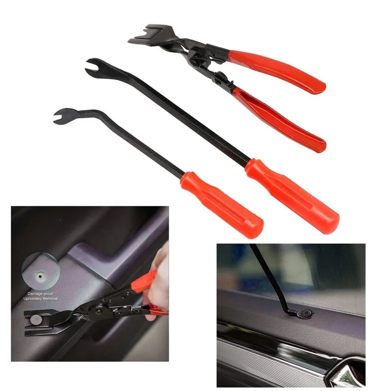 19pcs Car Trim Removal Tool Car Panel Auto Door Audio Trim Removal Tool Kit Auto Clip Pliers Fastener Remover Tool Set
19pcs Car Trim Removal Tool Car Panel Auto Door Audio Trim Removal Tool Kit Auto Clip Pliers Fastener Remover Tool Set