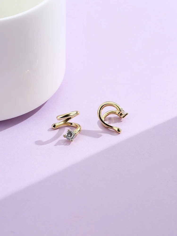 LEKANI 1 PC Single Hoop Earrings For Women Gold Color 925 Sterling Silver Rainbow Color Ear Cuff Not Allergic Jewelry Gift
LEKANI 1 PC Single Hoop Earrings For Women Gold Color 925 Sterling Silver Rainbow Color Ear Cuff Not Allergic Jewelry Gift