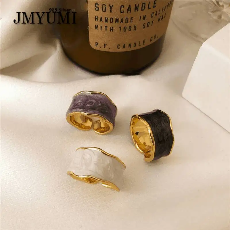 JMYUMI Antique 925 Sterling Silver Irregular Drop Glaze Gold Color Rings for Women Elegant Party Jewelry 2020 New S-R961
JMYUMI Antique 925 Sterling Silver Irregular Drop Glaze Gold Color Rings for Women Elegant Party Jewelry 2020 New S-R961