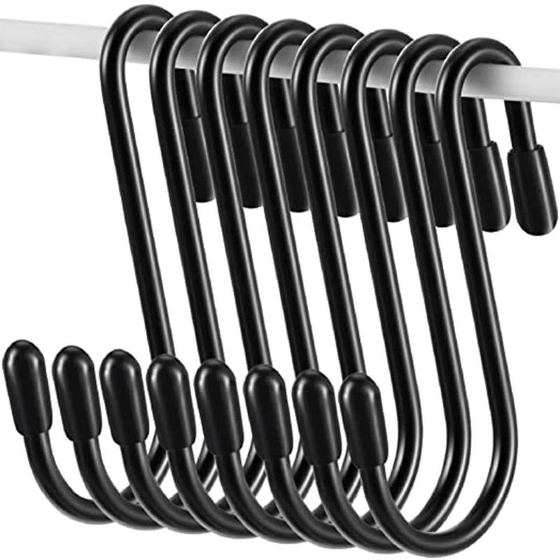 1Pcs Black S Shaped Hooks Hanging Heavy Duty Hanger for Kitchen Bathroom Bedroom Office Pan Coat Bag Plants Storage Holder
1Pcs Black S Shaped Hooks Hanging Heavy Duty Hanger for Kitchen Bathroom Bedroom Office Pan Coat Bag Plants Storage Holder