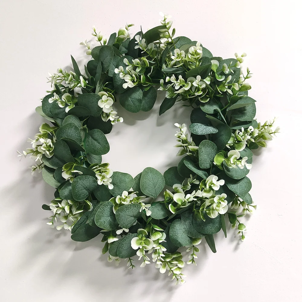 45cm Large Artificial Wreaths Eucalyptus Globulus Wreaths Round Heart Simulation Garland For Wedding Home Party Decoration
45cm Large Artificial Wreaths Eucalyptus Globulus Wreaths Round Heart Simulation Garland For Wedding Home Party Decoration