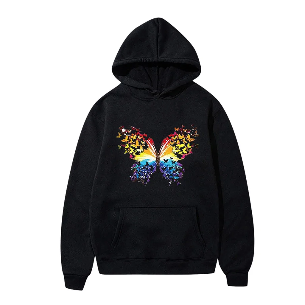 cute winter clothes women sweatshirt fashion Butterfly Fun Pattern Printed Long-sleeved Hooded Sweatshirts chaqueta mujer
cute winter clothes women sweatshirt fashion Butterfly Fun Pattern Printed Long-sleeved Hooded Sweatshirts chaqueta mujer