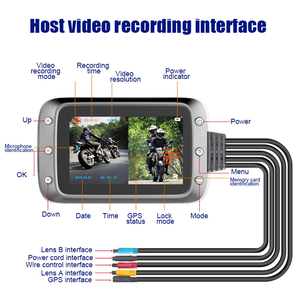 Motorcycle Dash Cam Camera Waterproof 1080p Dual Lens 140 Wide Angle 3" LCD Screen with Night Vision Motorcycle Camera Dropship
Motorcycle Dash Cam Camera Waterproof 1080p Dual Lens 140 Wide Angle 3" LCD Screen with Night Vision Motorcycle Camera Dropship