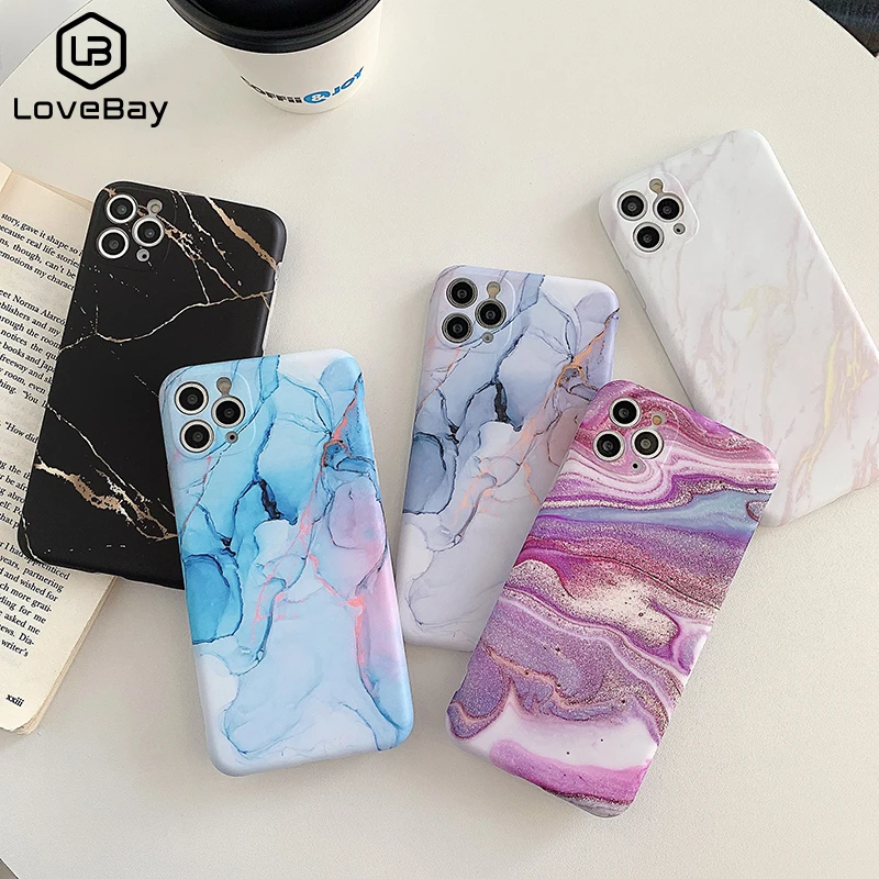 Lovebay NEW Fashion Matte Marble Texture Stone Phone Case For iPhone 11 Pro Max X XR XS Max 6 6S 7 8 Plus SE 2020 Soft IMD Cover
Lovebay NEW Fashion Matte Marble Texture Stone Phone Case For iPhone 11 Pro Max X XR XS Max 6 6S 7 8 Plus SE 2020 Soft IMD Cover