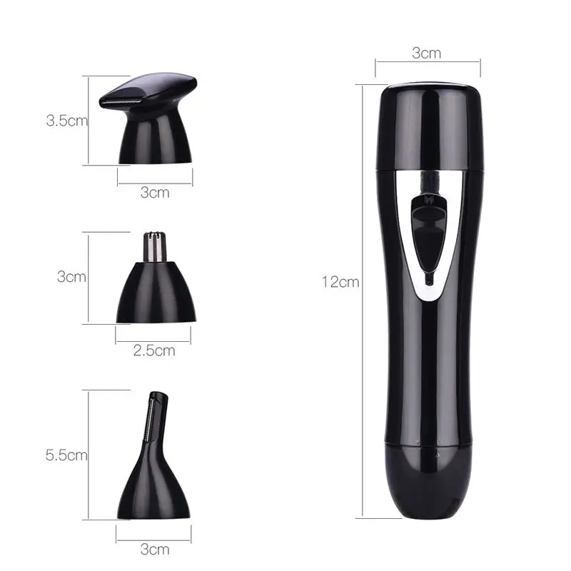 4 in 1 Electric Lady Shaver Nose Hair Trimmer Sideburns Eyebrow Nose Trimmer Wet Dry Use USB Rechargeable Hair Removal Tools S50
4 in 1 Electric Lady Shaver Nose Hair Trimmer Sideburns Eyebrow Nose Trimmer Wet Dry Use USB Rechargeable Hair Removal Tools S50