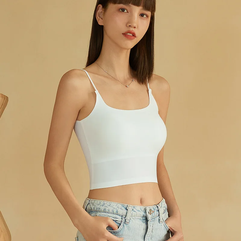 Women Solid Summer Camis Casual Tank Vest Sleeveless Crop Tops Halter Strap Sexy Backless T-Shirts Clubwear Corset Top
Women Solid Summer Camis Casual Tank Vest Sleeveless Crop Tops Halter Strap Sexy Backless T-Shirts Clubwear Corset Top