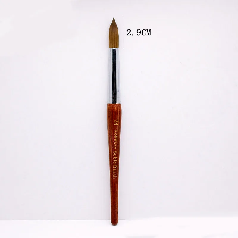 Kolinsky Acrylic Nail Art Brush Professional Wooden Nails Brush For Salon Home Manicure Tool Size 8/10/12/14/16/18/20/22/24
Kolinsky Acrylic Nail Art Brush Professional Wooden Nails Brush For Salon Home Manicure Tool Size 8/10/12/14/16/18/20/22/24