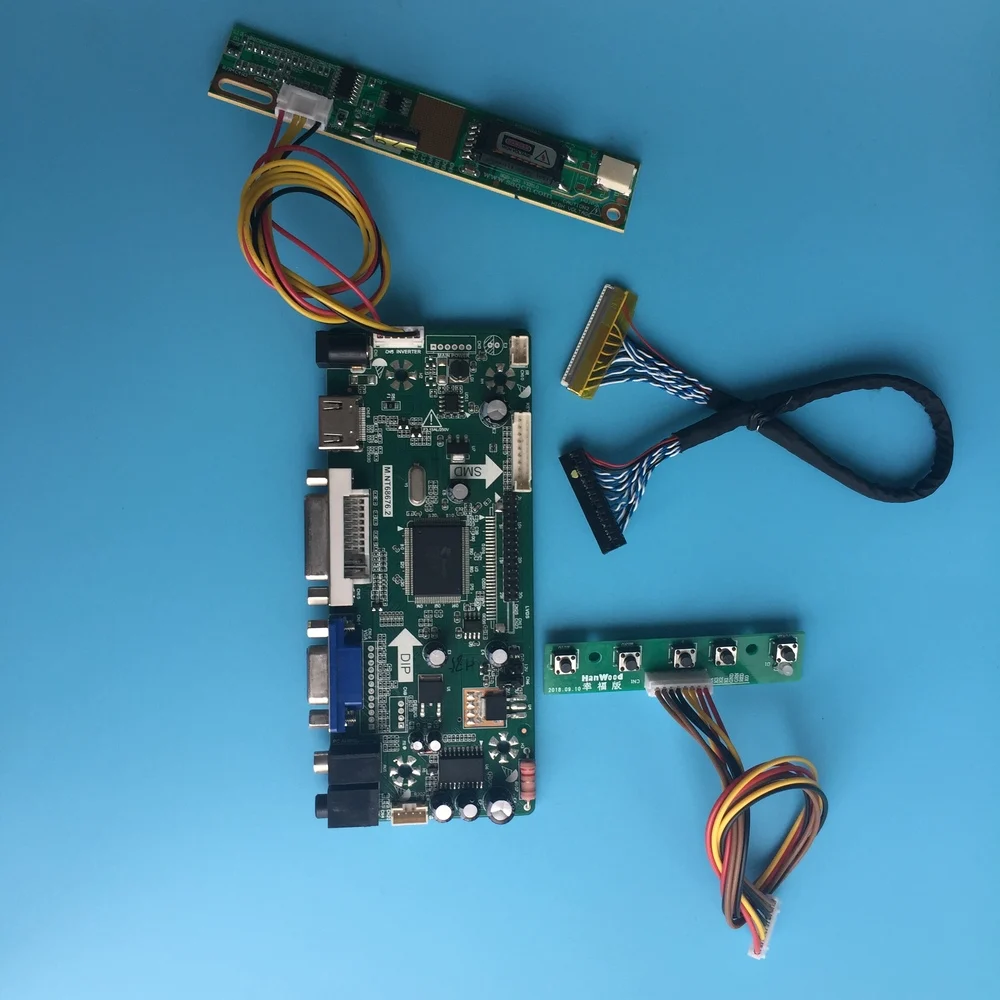 Комплект для телефона, плата контроллера DVI HDMI, VGA сигнал, 1 лампа, LVDS 15,4 x, 30-контактная панель дисплея, драйвер экрана дюйма 
Комплект для телефона, плата контроллера DVI HDMI, VGA сигнал, 1 лампа, LVDS 15,4 x, 30-контактная панель дисплея, драйвер экрана дюйма