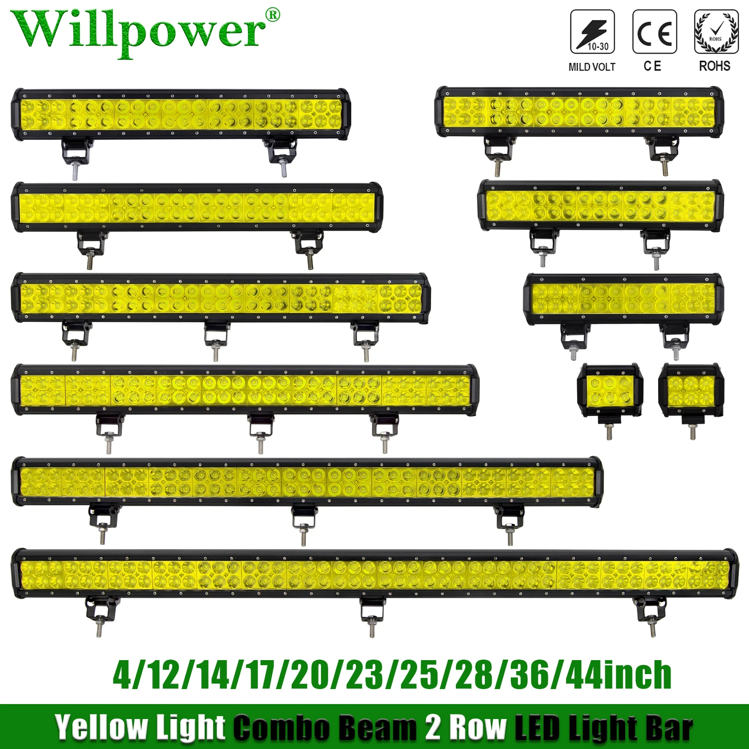 Offroad Car 12" 14" 17" 20" 22" 25" 28" 36" 44" Yellow LED Work Light Bar UTV ATV Tractor SUV 4x4 Truck Driving Fog 4" Spotlight
Offroad Car 12" 14" 17" 20" 22" 25" 28" 36" 44" Yellow LED Work Light Bar UTV ATV Tractor SUV 4x4 Truck Driving Fog 4" Spotlight
