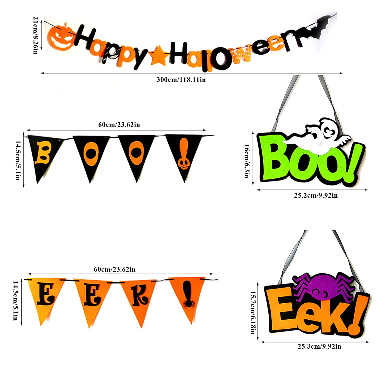 Halloween Banner No DIY Required Jack-O'-Lantern Witch Hat Rustic Pennant Decor for Halloween Party Doorway Mantels Wall Decor
Halloween Banner No DIY Required Jack-O'-Lantern Witch Hat Rustic Pennant Decor for Halloween Party Doorway Mantels Wall Decor