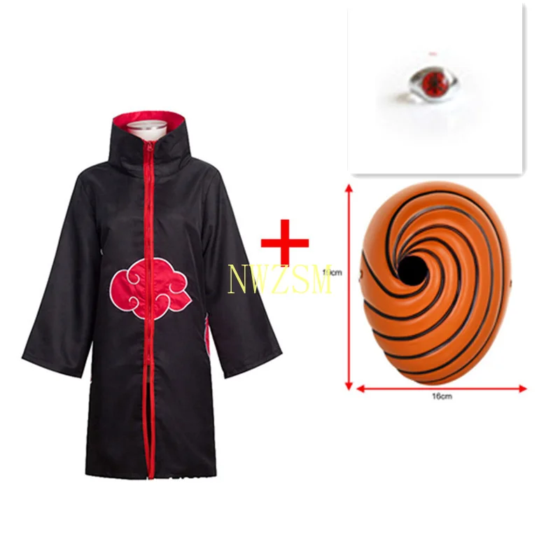 Hatake Kakashi Tobi Obito Cosplay Costume Akatsuki Long Sleeve Cloak Halloween Carnival Funny Adult Cosplay Costume
Hatake Kakashi Tobi Obito Cosplay Costume Akatsuki Long Sleeve Cloak Halloween Carnival Funny Adult Cosplay Costume
