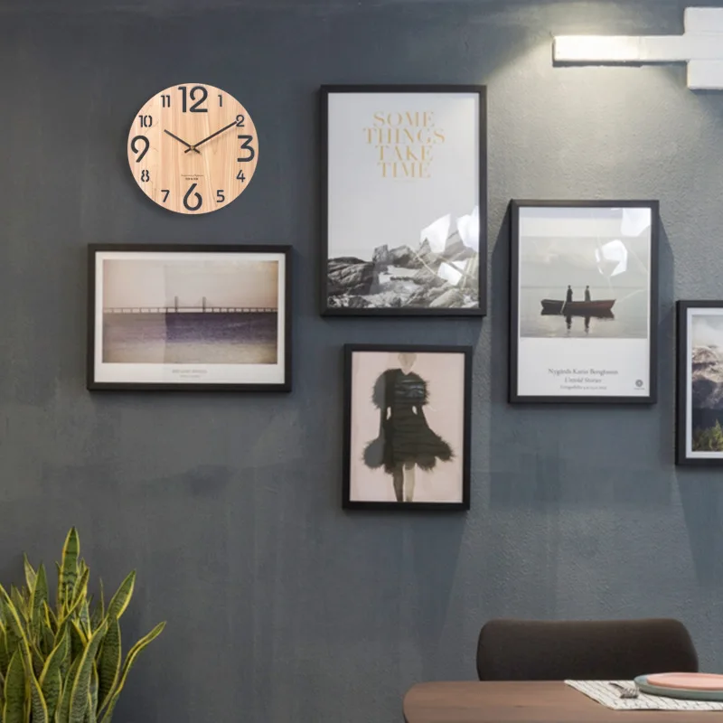 Wooden Wall Clock Modern Design Home Decoration Living Room Bedroom Clock Creative Europe Simple Mute Hanging Clock
Wooden Wall Clock Modern Design Home Decoration Living Room Bedroom Clock Creative Europe Simple Mute Hanging Clock