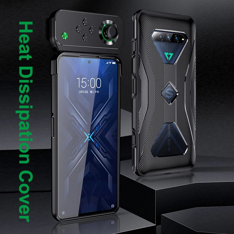 Противоударный мягкий чехол для телефона из ТПУ Black Shark 4S с поддержкой рукоятки 4