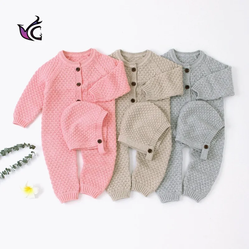 Yg Baby Bodysuit Front Open Button Knitted 0-3 Year Old Khaki Warm Hat Newborn Cotton Climbing Suit Children's Wear
Yg Baby Bodysuit Front Open Button Knitted 0-3 Year Old Khaki Warm Hat Newborn Cotton Climbing Suit Children's Wear