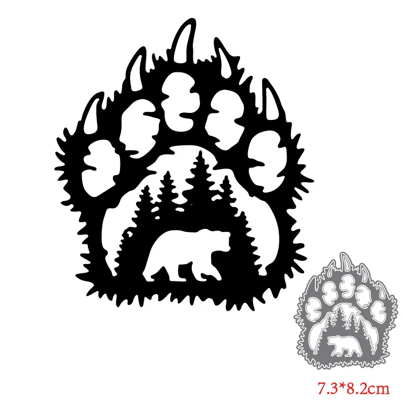 Christmas Paw Bear Metal Cutting Dies Stencils For DIY Scrapbooking Decorative Embossing Handcraft Die Cutting Template
Christmas Paw Bear Metal Cutting Dies Stencils For DIY Scrapbooking Decorative Embossing Handcraft Die Cutting Template