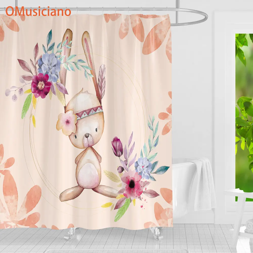 OMusiciano Cute little animals shower curtain waterproof polyester fabric shower curtain bathroom decorative shower curtain
OMusiciano Cute little animals shower curtain waterproof polyester fabric shower curtain bathroom decorative shower curtain