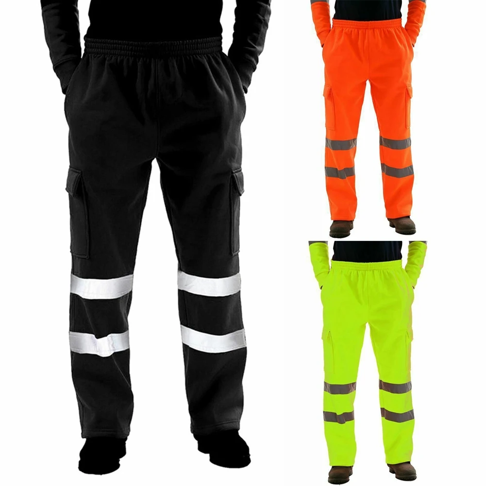 Men's Sweatpants Autumn Winter High Visibility Reflective Work Pants Lightweight Breathable Casual Loose Cargo Trousers
Men's Sweatpants Autumn Winter High Visibility Reflective Work Pants Lightweight Breathable Casual Loose Cargo Trousers