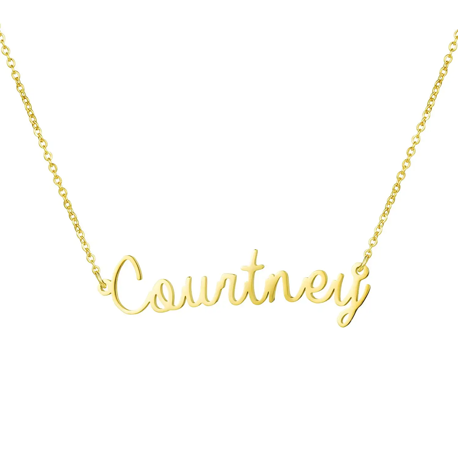 Customized Necklace Stainless Steel Necklace Nameplate Choker Pendant English Name Jewelry Necklace 45 Fonts AAA Quality
Customized Necklace Stainless Steel Necklace Nameplate Choker Pendant English Name Jewelry Necklace 45 Fonts AAA Quality