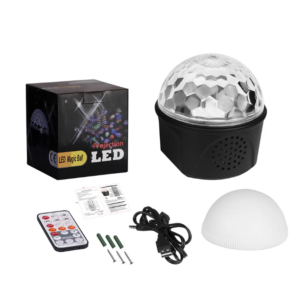 9LED Stage Light RGB Rotating Lighting Magic Ball Strobe Effect With Bluetooth LED For Club Disco Party KTV DJ Remote Control
9LED Stage Light RGB Rotating Lighting Magic Ball Strobe Effect With Bluetooth LED For Club Disco Party KTV DJ Remote Control