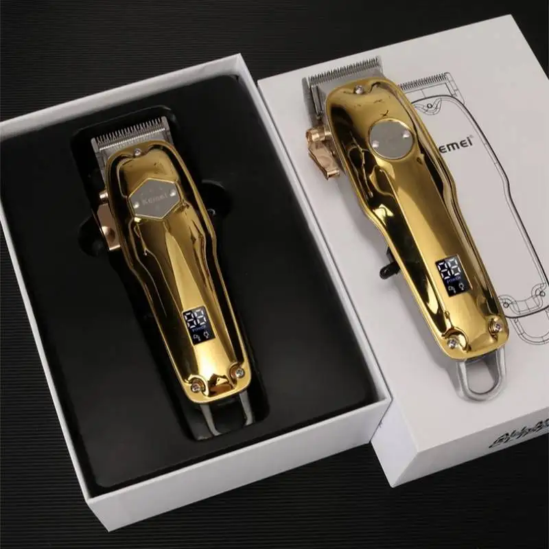 Kemei Professional All Metal Hair Clipper Men 0mm Electric Hair Trimmer Oil Head USB Cable Hair Cutter Machine Barber shop
Kemei Professional All Metal Hair Clipper Men 0mm Electric Hair Trimmer Oil Head USB Cable Hair Cutter Machine Barber shop