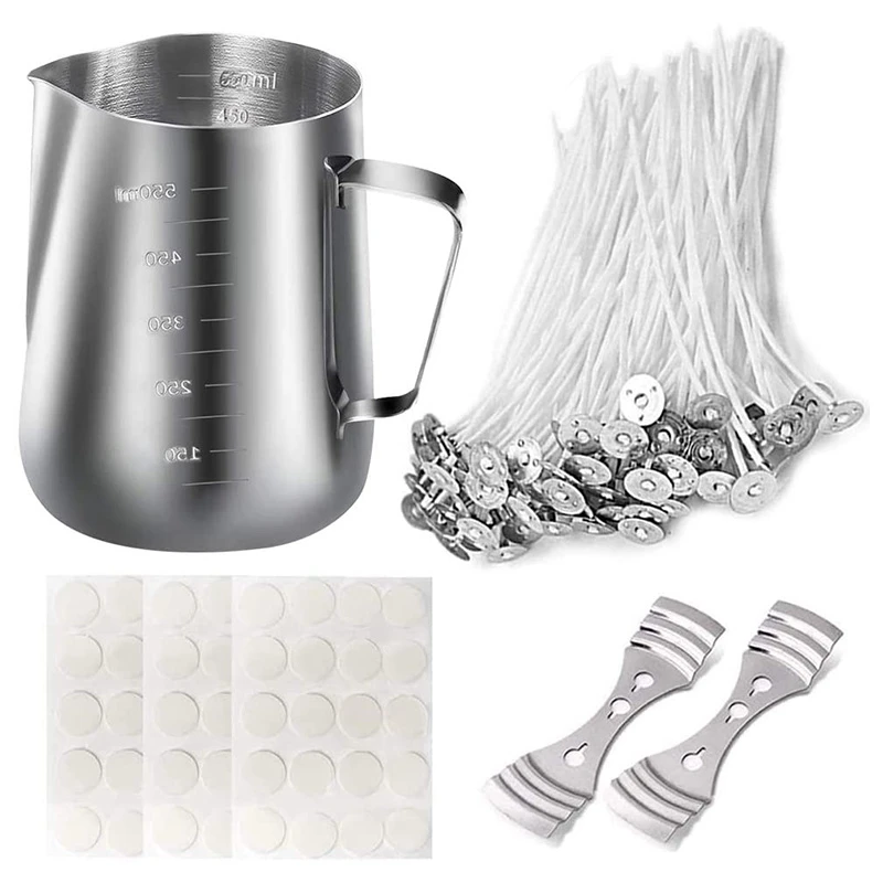 Candle Making Kit, DIY Candle Craft Tools Including Candle Make Pouring Pot, Candle Wicks, Candle Wicks Sticker
Candle Making Kit, DIY Candle Craft Tools Including Candle Make Pouring Pot, Candle Wicks, Candle Wicks Sticker