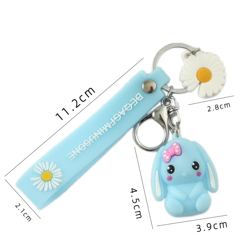 Cartoon Small Daisy Car Keychain For Keys Lovers Rabbit Bags Hangings Keyring Quality Gift Cute Rabbit Pendant Women Key Chain
Cartoon Small Daisy Car Keychain For Keys Lovers Rabbit Bags Hangings Keyring Quality Gift Cute Rabbit Pendant Women Key Chain
