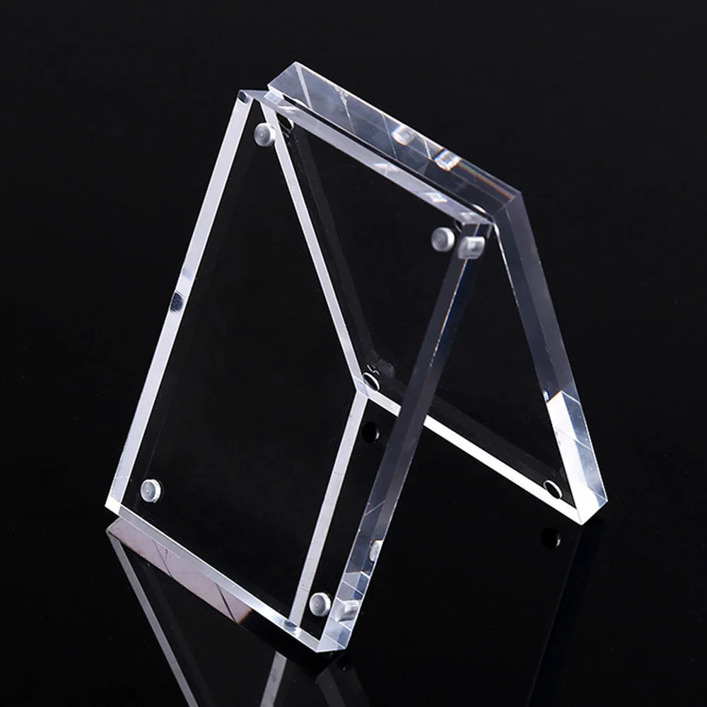 Acrylic Magnetic Picture Photo Frame AD Block Label Display Stand Picture Photo Frame Small Freestanding Polished High Clear
Acrylic Magnetic Picture Photo Frame AD Block Label Display Stand Picture Photo Frame Small Freestanding Polished High Clear