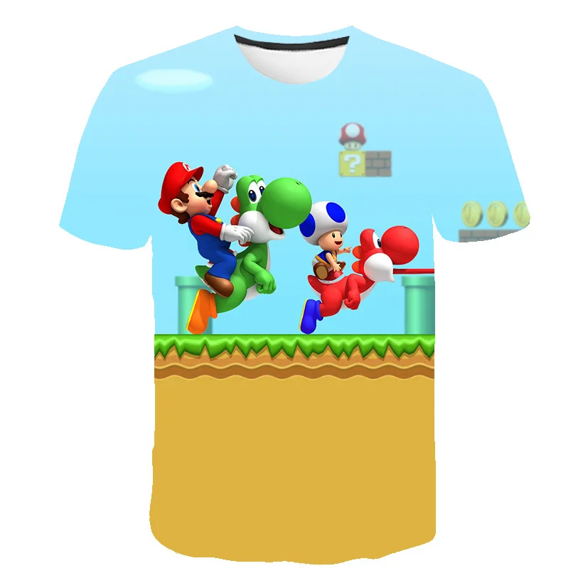 4-16 T Children Clothes Funny Game Mario Bro Cartoon Shirts Boys T-Shirt Kid Tops 2021 new Summer Short Sleeve Cool Tee Girls T
4-16 T Children Clothes Funny Game Mario Bro Cartoon Shirts Boys T-Shirt Kid Tops 2021 new Summer Short Sleeve Cool Tee Girls T