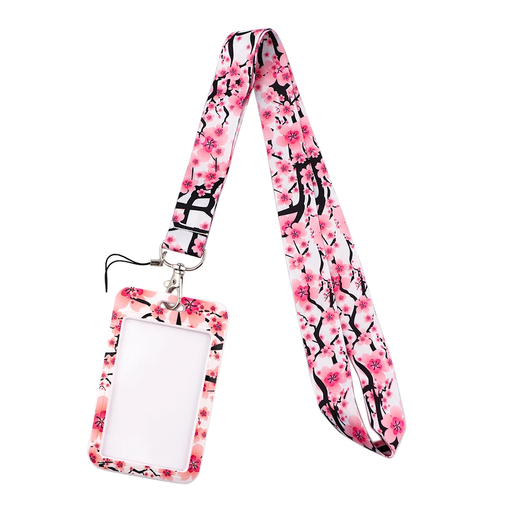 JF292 Cherry Blossom Fashion Flowers Lanyards ID Badge Holder Bus Pass Case Cover Slip Bank Credit Card Holder Strap Card Holder
JF292 Cherry Blossom Fashion Flowers Lanyards ID Badge Holder Bus Pass Case Cover Slip Bank Credit Card Holder Strap Card Holder