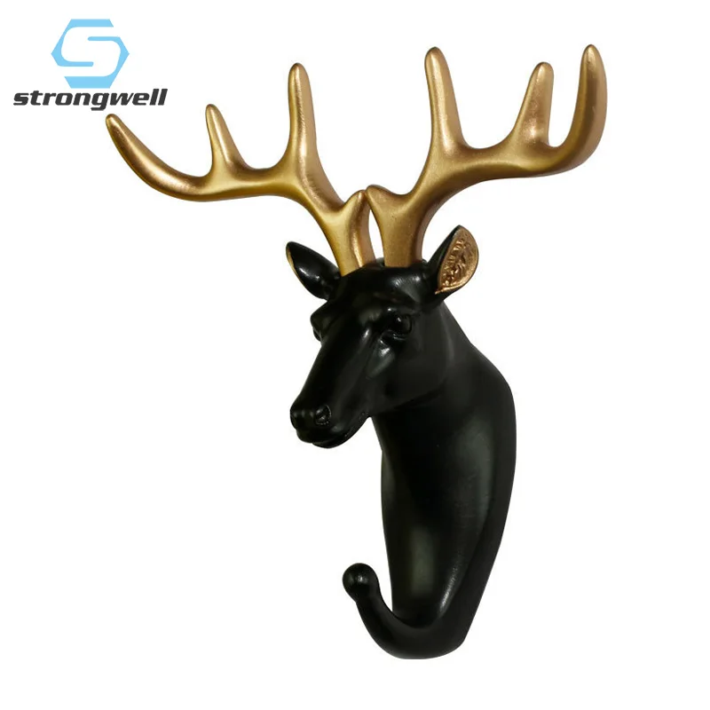 Strongwell Nordic Simple Animal Head Mural Hook Creative American Wall Decoration Coat Hook Behind Door Key Hook Home Decoration
Strongwell Nordic Simple Animal Head Mural Hook Creative American Wall Decoration Coat Hook Behind Door Key Hook Home Decoration