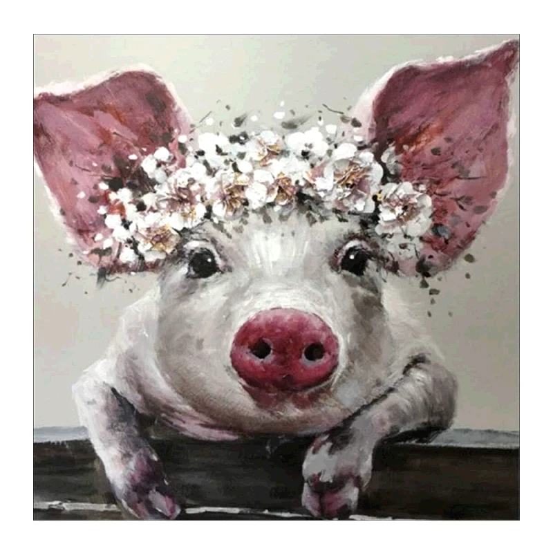 5D Diamond Painting Animal Pig Round Embroidery Cross Stitch Kit Painting Mosaic Art Picture DIY Home Decoration Handmade Gift
5D Diamond Painting Animal Pig Round Embroidery Cross Stitch Kit Painting Mosaic Art Picture DIY Home Decoration Handmade Gift