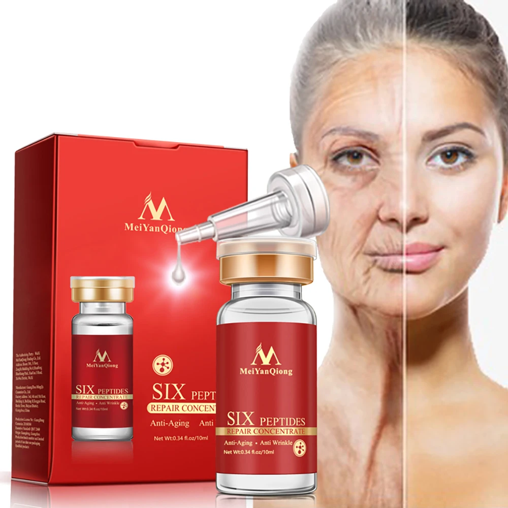 MeiYanQiong Six Peptides Repair Concentrate Rejuvenation Emulsion Anti Wrinkle Serum Anti-aging Hyaluronic Acid Face Serum
MeiYanQiong Six Peptides Repair Concentrate Rejuvenation Emulsion Anti Wrinkle Serum Anti-aging Hyaluronic Acid Face Serum