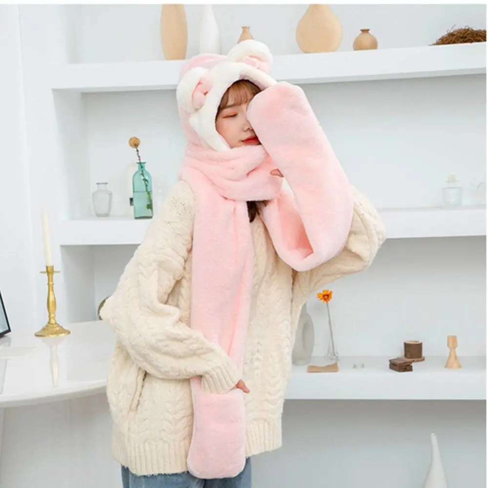 Winter Novelty Warm Faux Rabbit Fur Women Caps Ear Hat Beanies Caps Hat Scarf Set
Winter Novelty Warm Faux Rabbit Fur Women Caps Ear Hat Beanies Caps Hat Scarf Set