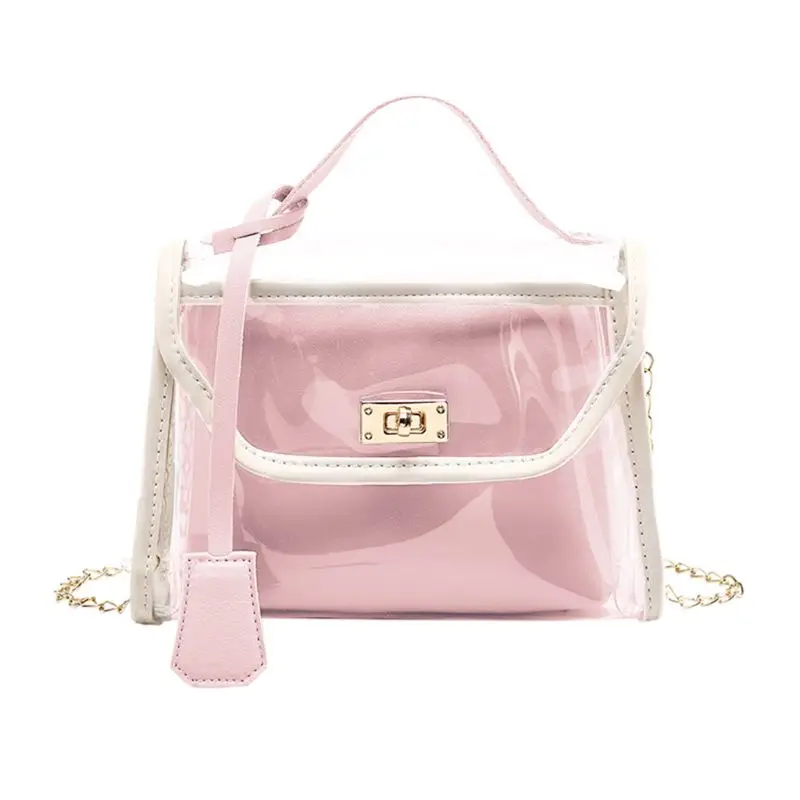 Women Girls Small Handbag Transparent Shoulder Bag Summer Beach Purse Crossbody X5XA
Women Girls Small Handbag Transparent Shoulder Bag Summer Beach Purse Crossbody X5XA