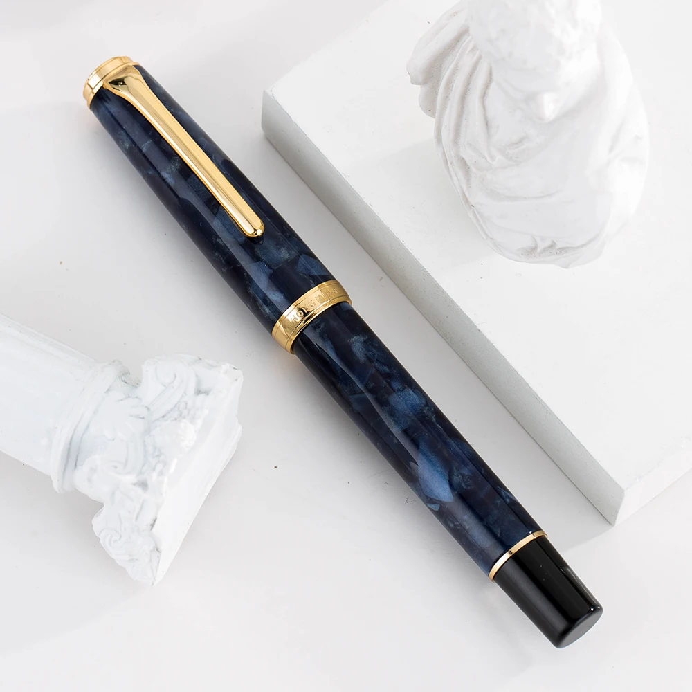 Hongdian 960 Retro Acrylic Resin Fountain Pen Nebula Series EF/F Nib Ink Pen Dark Blue with Converter Business Office Writing
Hongdian 960 Retro Acrylic Resin Fountain Pen Nebula Series EF/F Nib Ink Pen Dark Blue with Converter Business Office Writing