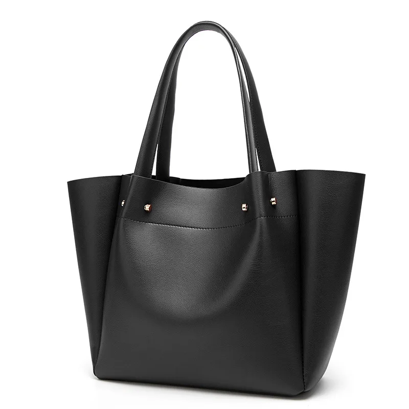 Women Large Capacity Top-handle Bags High Quality Solid Color PU Leather Shoulder Shopper Bags For Women 2021 Designer Sac Main
Women Large Capacity Top-handle Bags High Quality Solid Color PU Leather Shoulder Shopper Bags For Women 2021 Designer Sac Main