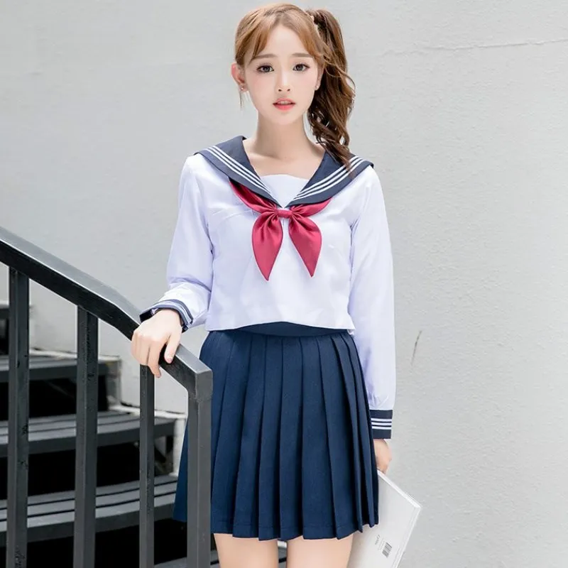 Navy Plus Size School Uniform New Japanese Schoolgirl Uniforms Women Costume Student Niforms Schoolgirl Uniform школьная форма
Navy Plus Size School Uniform New Japanese Schoolgirl Uniforms Women Costume Student Niforms Schoolgirl Uniform школьная форма