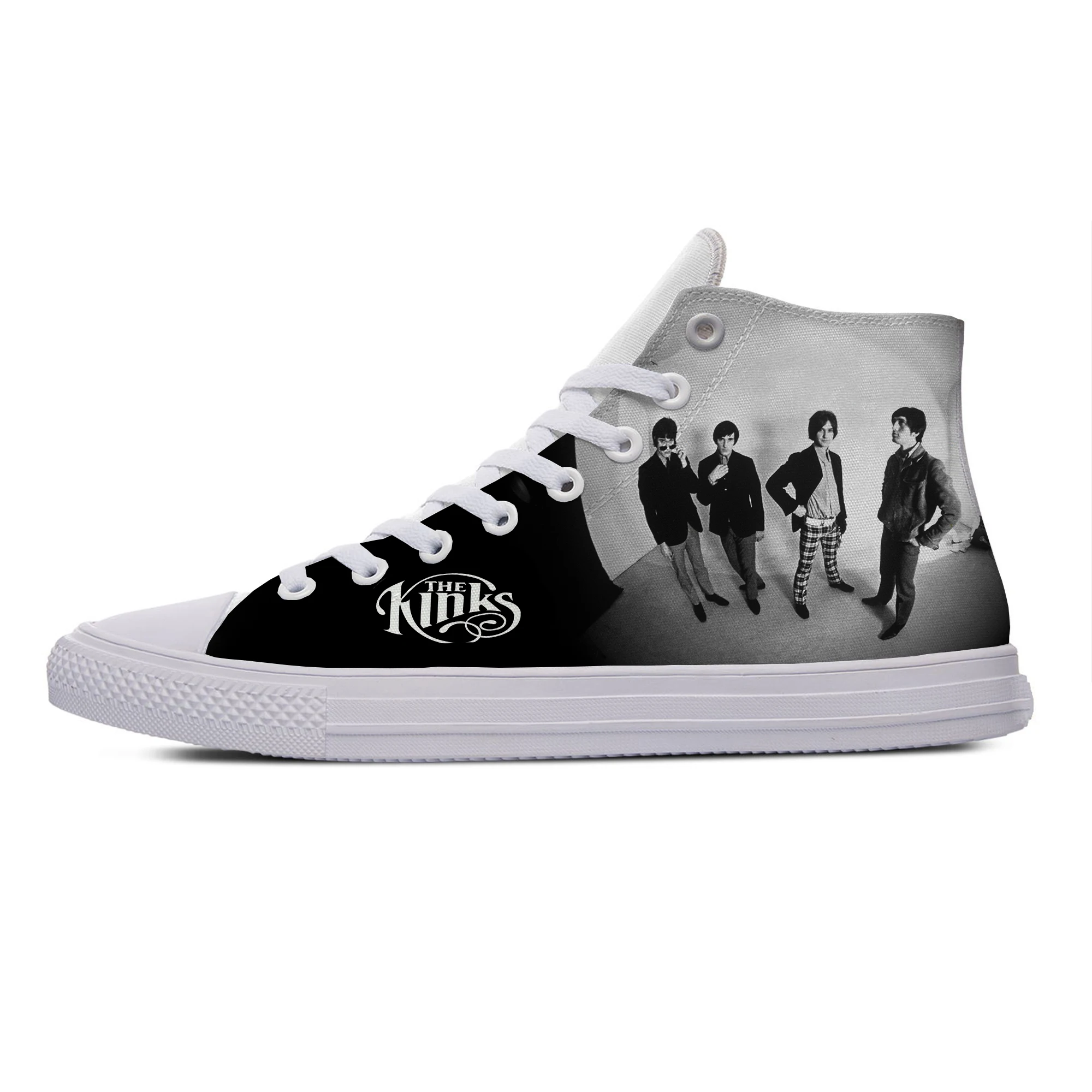 Fashion The High Quality Casual Canvas Shoes Rock Band Kinks Hot Cool Breathable Lightweight Sneakers 3D Print for Men Women
Fashion The High Quality Casual Canvas Shoes Rock Band Kinks Hot Cool Breathable Lightweight Sneakers 3D Print for Men Women