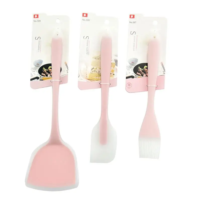 3PCS Silicone Spatula Set Assorted Kitchen Spatula Cake Baking Spatula Oil Brush Cooking Brush Baking Brush Cocina Accesorio
3PCS Silicone Spatula Set Assorted Kitchen Spatula Cake Baking Spatula Oil Brush Cooking Brush Baking Brush Cocina Accesorio