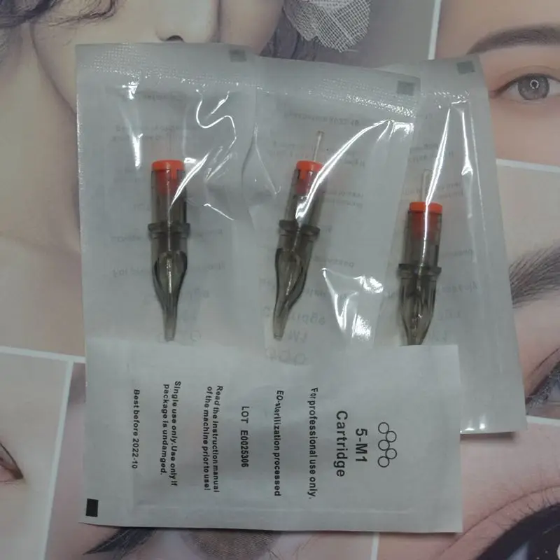 5M1 Tattoo Needles Professional Disposable Sterilized Tattoo Needle Cartridges Permanent Makeup Needle Cartridges For Tattoo Pen
5M1 Tattoo Needles Professional Disposable Sterilized Tattoo Needle Cartridges Permanent Makeup Needle Cartridges For Tattoo Pen
