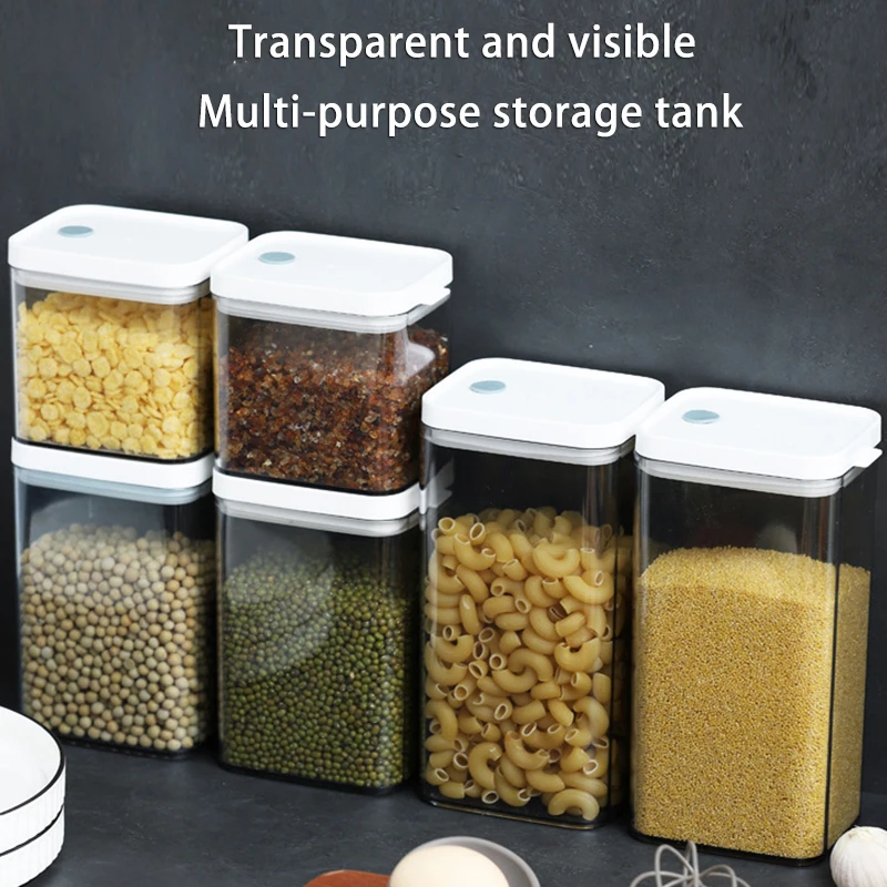 Square transparent sealed tank moisture-proof food grade jar snack dried fruit storage box storage tank 700-1900ml
Square transparent sealed tank moisture-proof food grade jar snack dried fruit storage box storage tank 700-1900ml