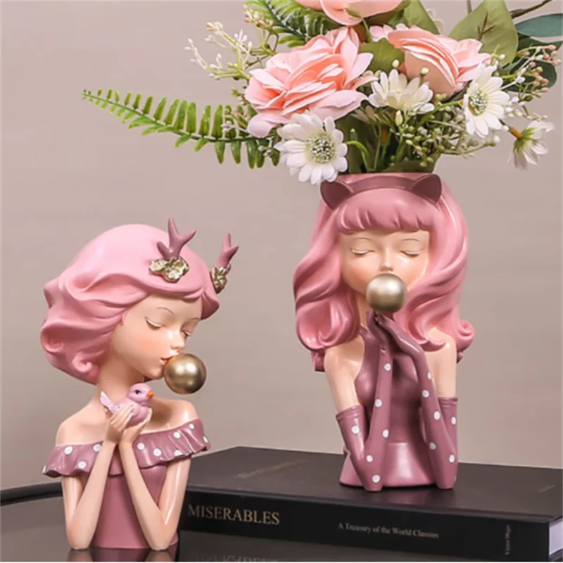 New Modern Girl Vase Luxury Living Room Flower Arrangement Dried Flower Simulation Bouquet Creative Home Decoration
New Modern Girl Vase Luxury Living Room Flower Arrangement Dried Flower Simulation Bouquet Creative Home Decoration