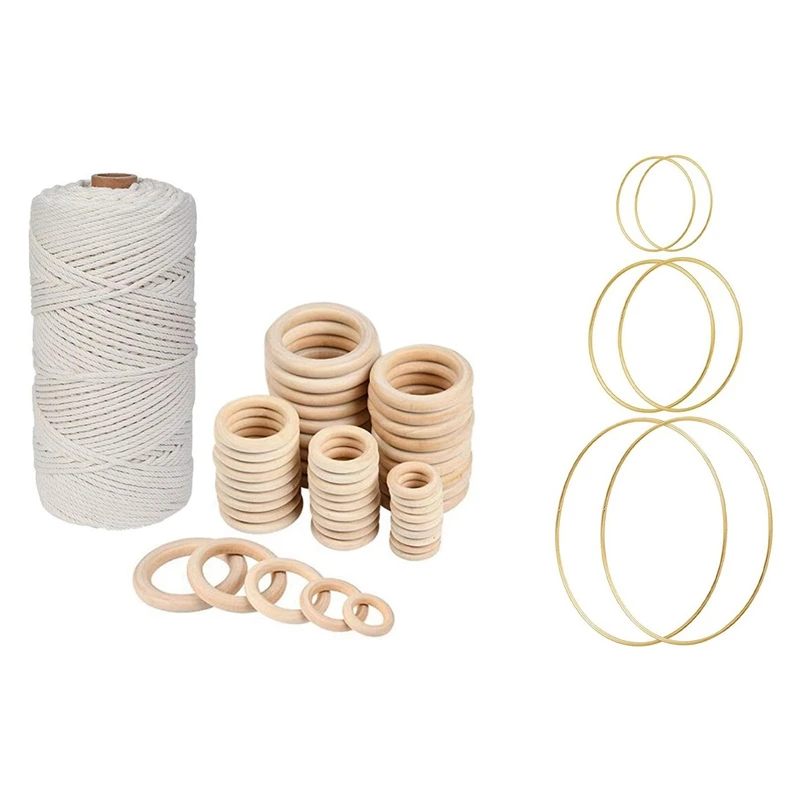 50Pcs Unfinished Wooden Rings, for Craft, Ring Pendant with 6Pcs Floral Hoop (12, 8 & 4 Inch) Dream Catcher Rings
50Pcs Unfinished Wooden Rings, for Craft, Ring Pendant with 6Pcs Floral Hoop (12, 8 & 4 Inch) Dream Catcher Rings