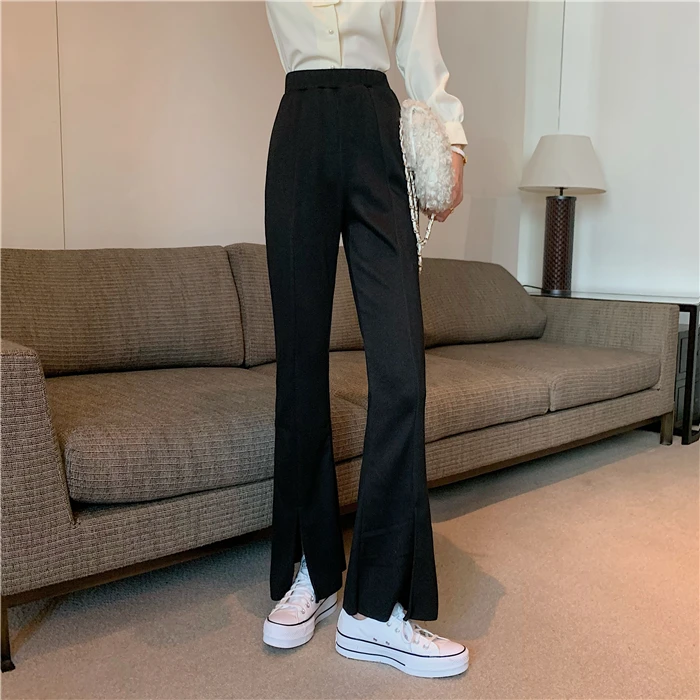 2021 Autumn Spring Winter New Long Maxi Black Wide-Legged Women Pants High Waist W1233
2021 Autumn Spring Winter New Long Maxi Black Wide-Legged Women Pants High Waist W1233
