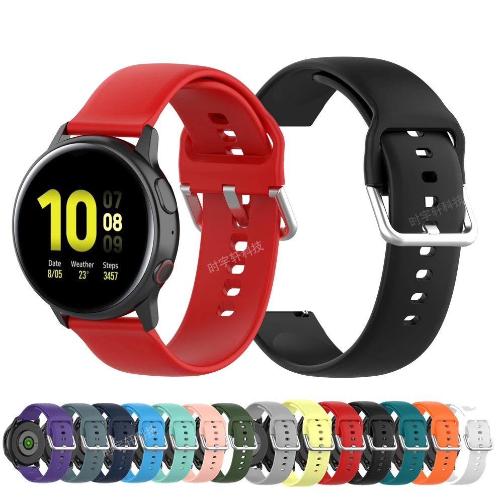 Ремешок для Samsung Galaxy Watch Active 2 40/44 мм, спортивный браслет для Gear Watch 3 41 45 мм
Ремешок для Samsung Galaxy Watch Active 2 40/44 мм, спортивный браслет для Gear Watch 3 41 45 мм