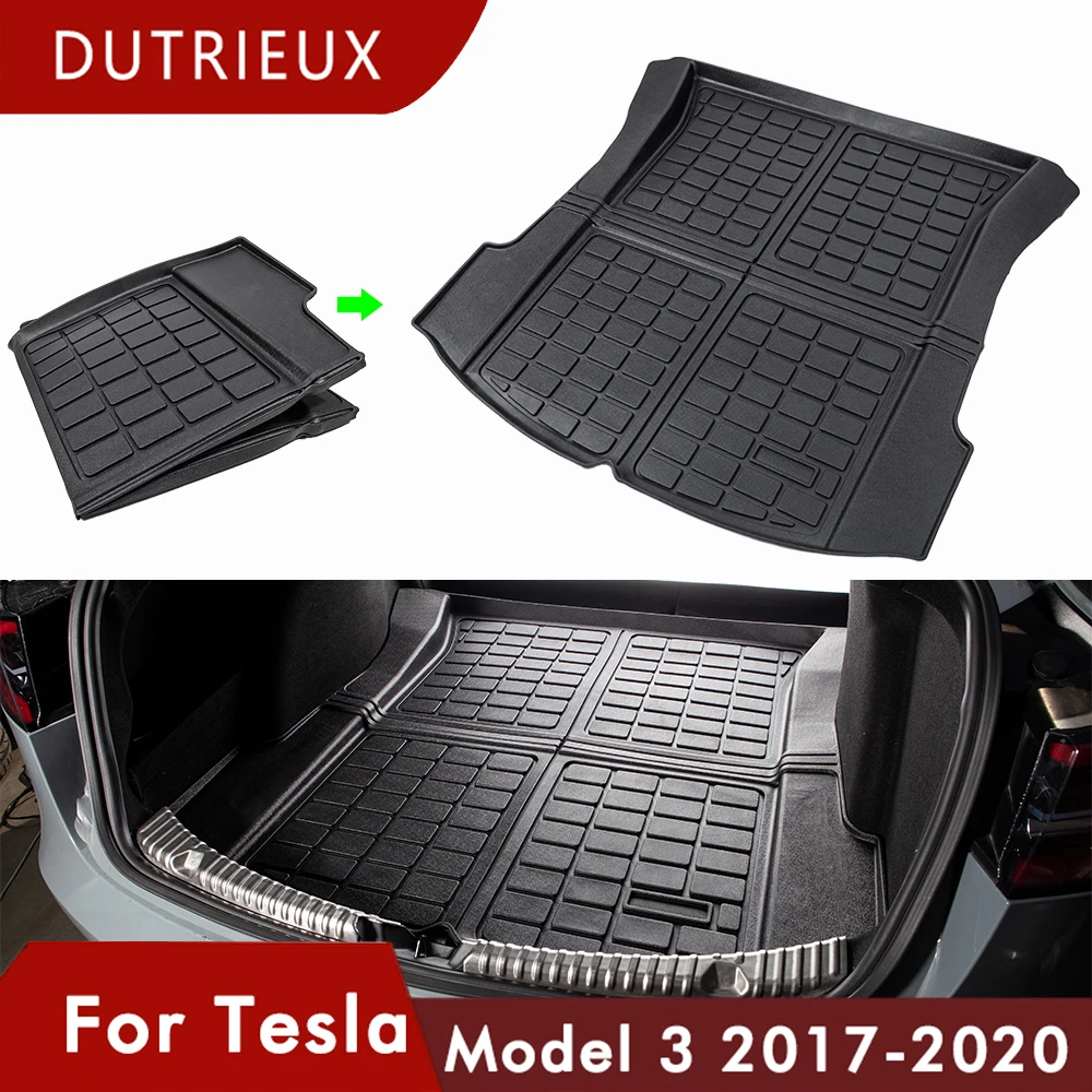 DUTRIEUX New Model3 Trunk Mats Customized Car Rear Trunk Storage Mat Cargo Tray Waterproof Pads For Tesla Model 3 Accessories
DUTRIEUX New Model3 Trunk Mats Customized Car Rear Trunk Storage Mat Cargo Tray Waterproof Pads For Tesla Model 3 Accessories